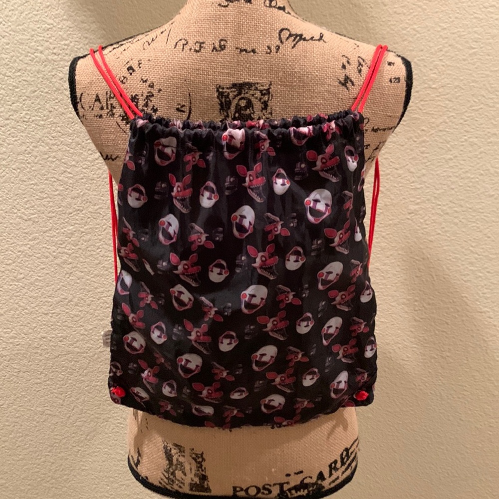 FNAF Face Character Patterns Drawstring Bag